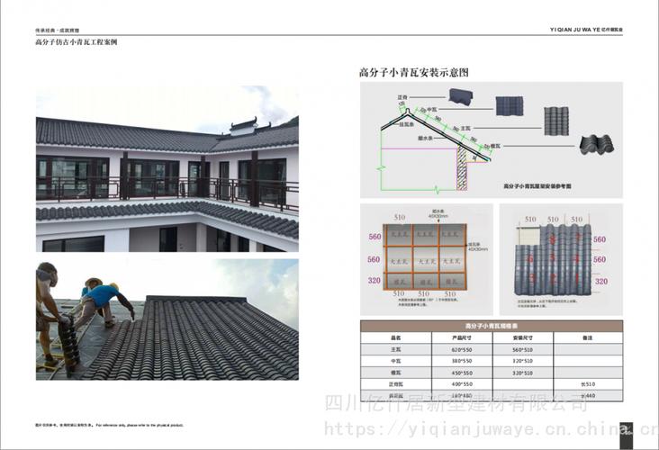 家裝,建材 古建筑材料 古建瓦 古建青瓦廠家 仿古小青瓦 高分子小青瓦
