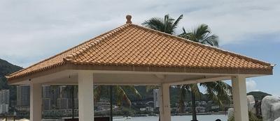 2021仿古建筑材料中間瓦片頂上頂寶亭寶珠子球陶瓷鼎琉璃房屋珠c