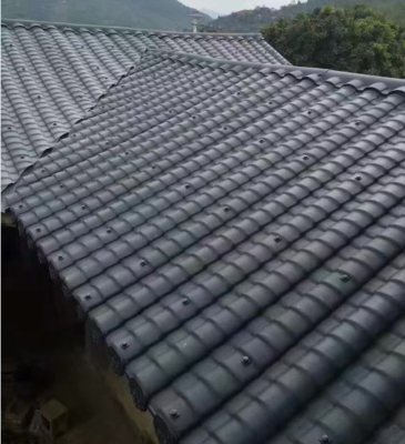 仿古樹脂小青瓦-農(nóng)村老房屋面瓦