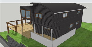 木屋別墅建筑su模型