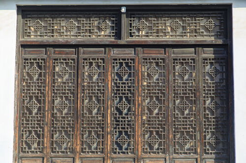 仿古門窗,建筑業(yè),各行各業(yè),攝影素材,匯圖網(wǎng)