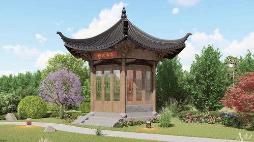 合肥仿古建筑設(shè)計 中式六角亭