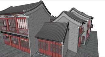 中式傳統(tǒng)風(fēng)格仿古建筑酒樓su模型素材設(shè)計(jì) 建筑模型模型大全 16636197
