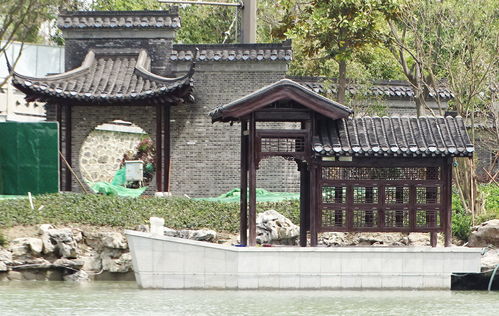 親水平臺 仿古建筑 古運河?xùn)|岸 上新 嘍