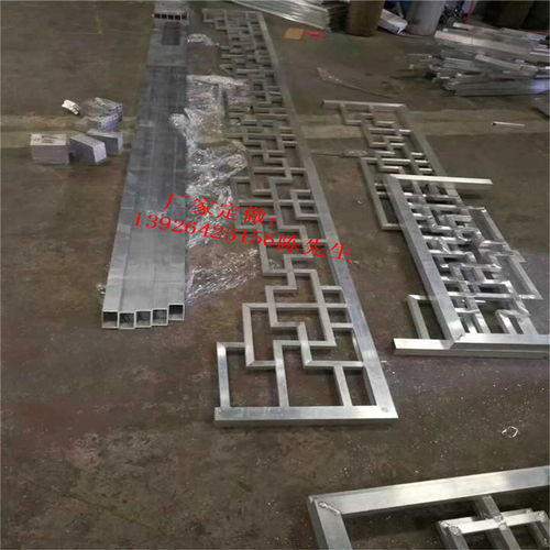 【仿古焊接屏風(fēng)鋁方通柵欄金屬建筑裝修裝飾材料】-