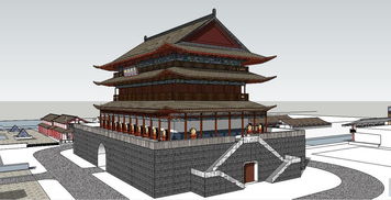 中式風(fēng)格仿古建筑宮殿su模型素材設(shè)計 建筑模型模型大全 16710729