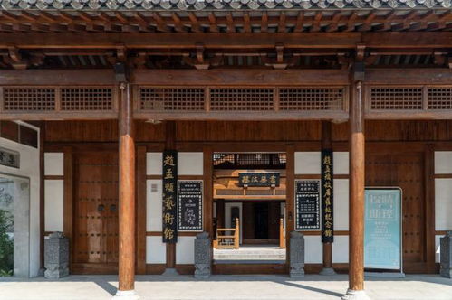 湖州吳興趙孟頫紀(jì)念館,仿古建筑環(huán)境優(yōu)美,里面記錄了他的一生