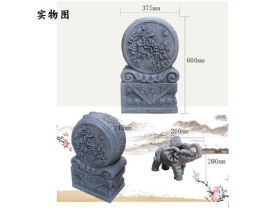 珠美模具中式仿古磚雕門墩模具