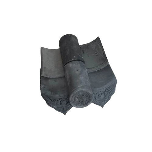 中式仿古建材批發(fā)仿古青瓦屋頂裝飾粘土燒結(jié)青灰瓦片
