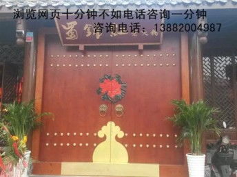 圖 自貢仿古門窗,火鍋店仿古門窗,茶樓花格門窗哪兒做 成都建材