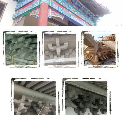 古建水泥斗拱 寺廟建筑材料 仿古木質(zhì)斗拱定制